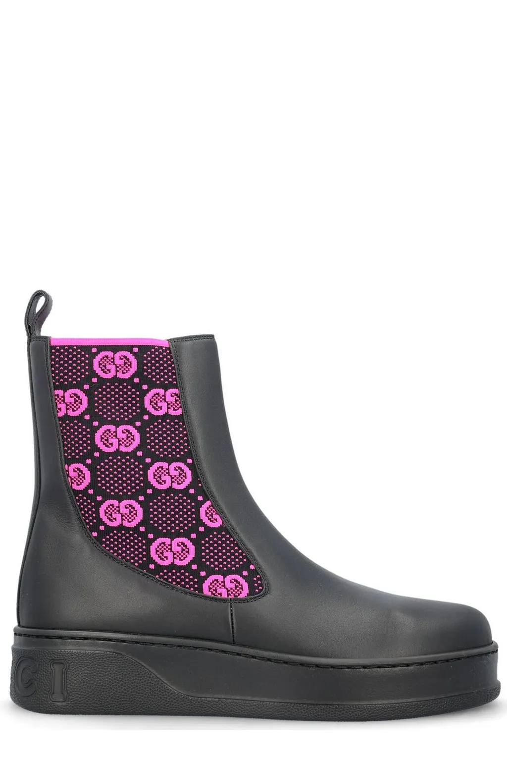 Gucci Gg Supreme Panelled Chelsea Boots