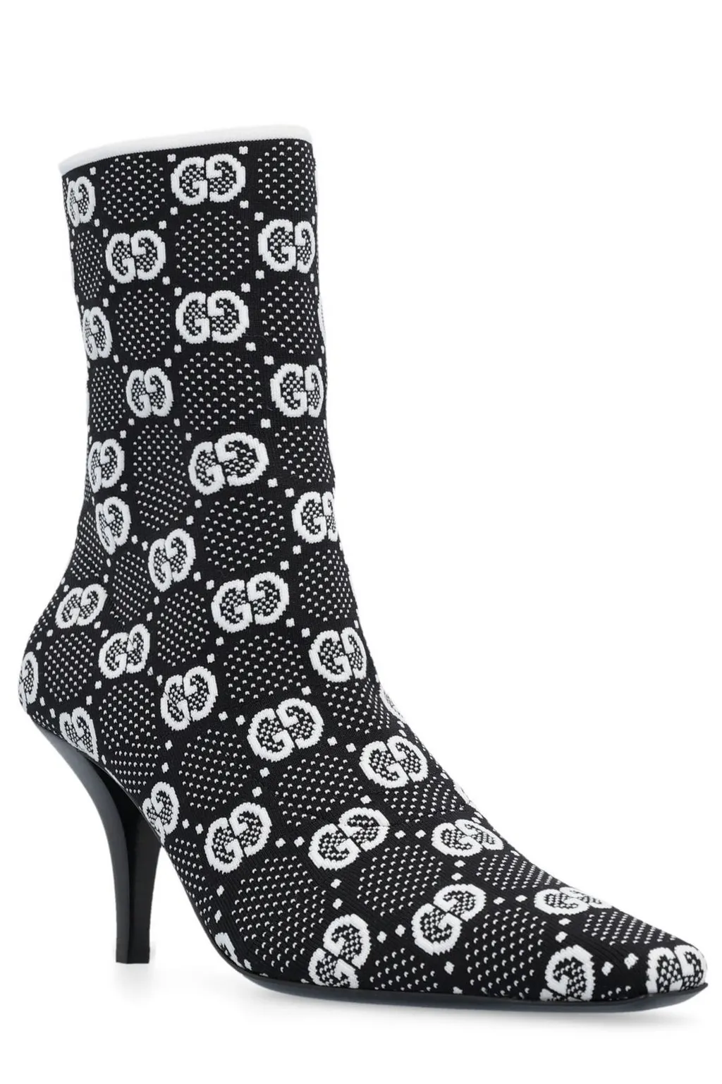 Gucci Gg Knit Ankle Boots