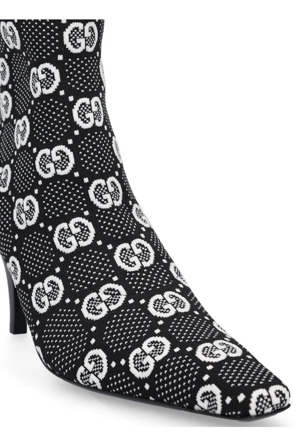Gucci Gg Knit Ankle Boots