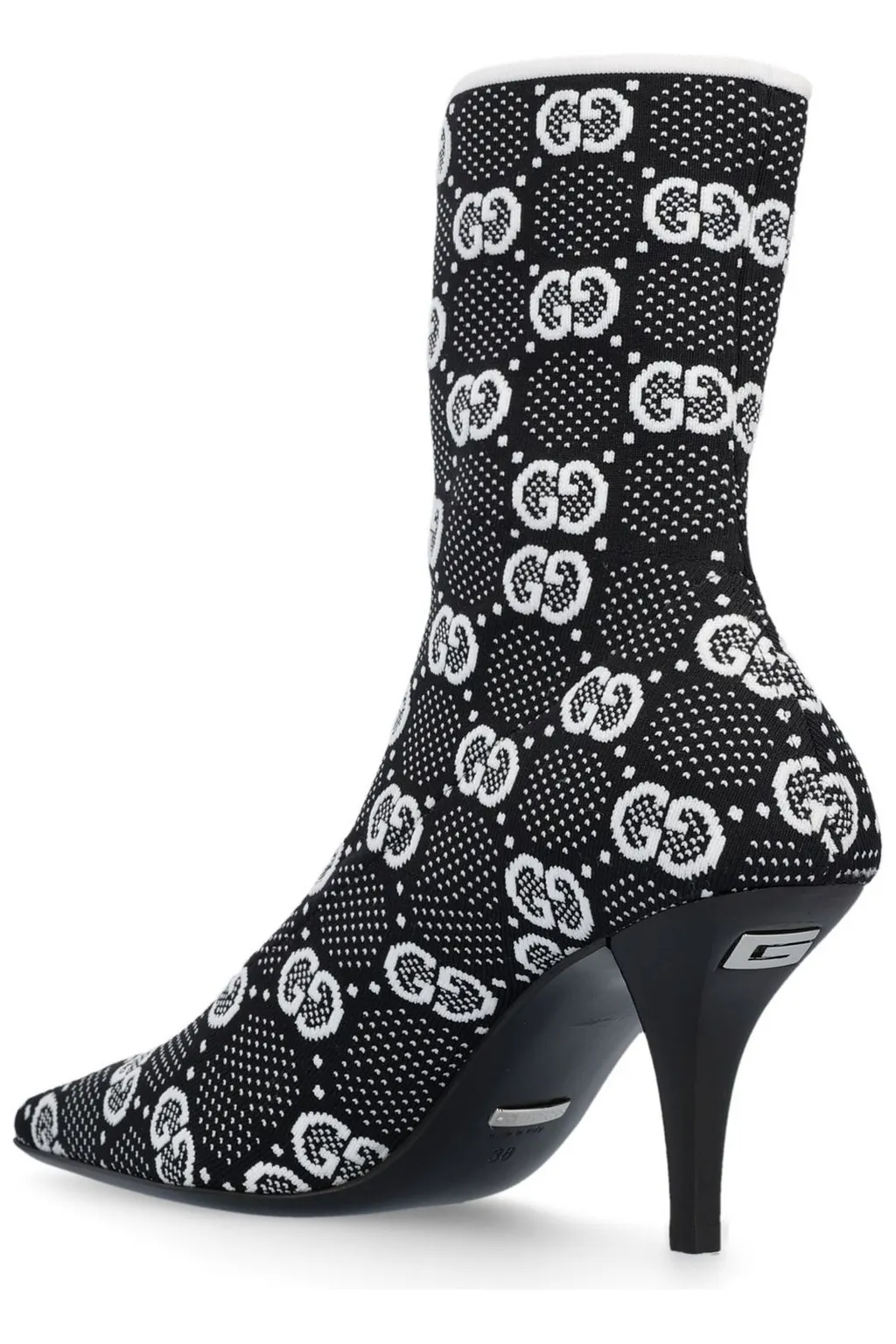 Gucci Gg Knit Ankle Boots