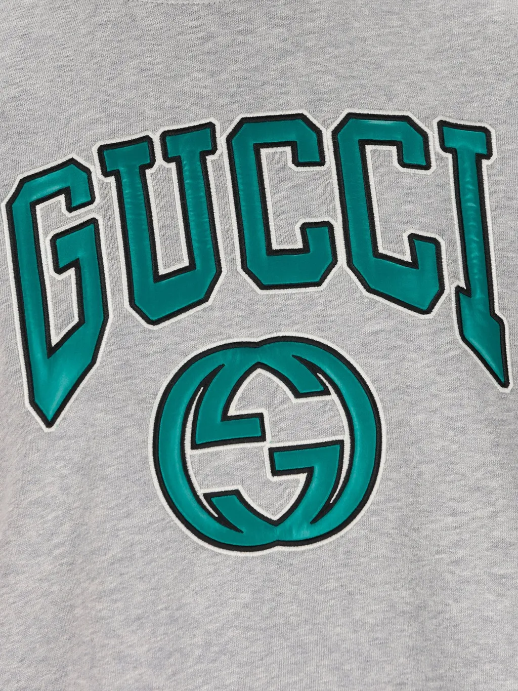 Gucci Logo Patch Turtleneck Sweatshirt