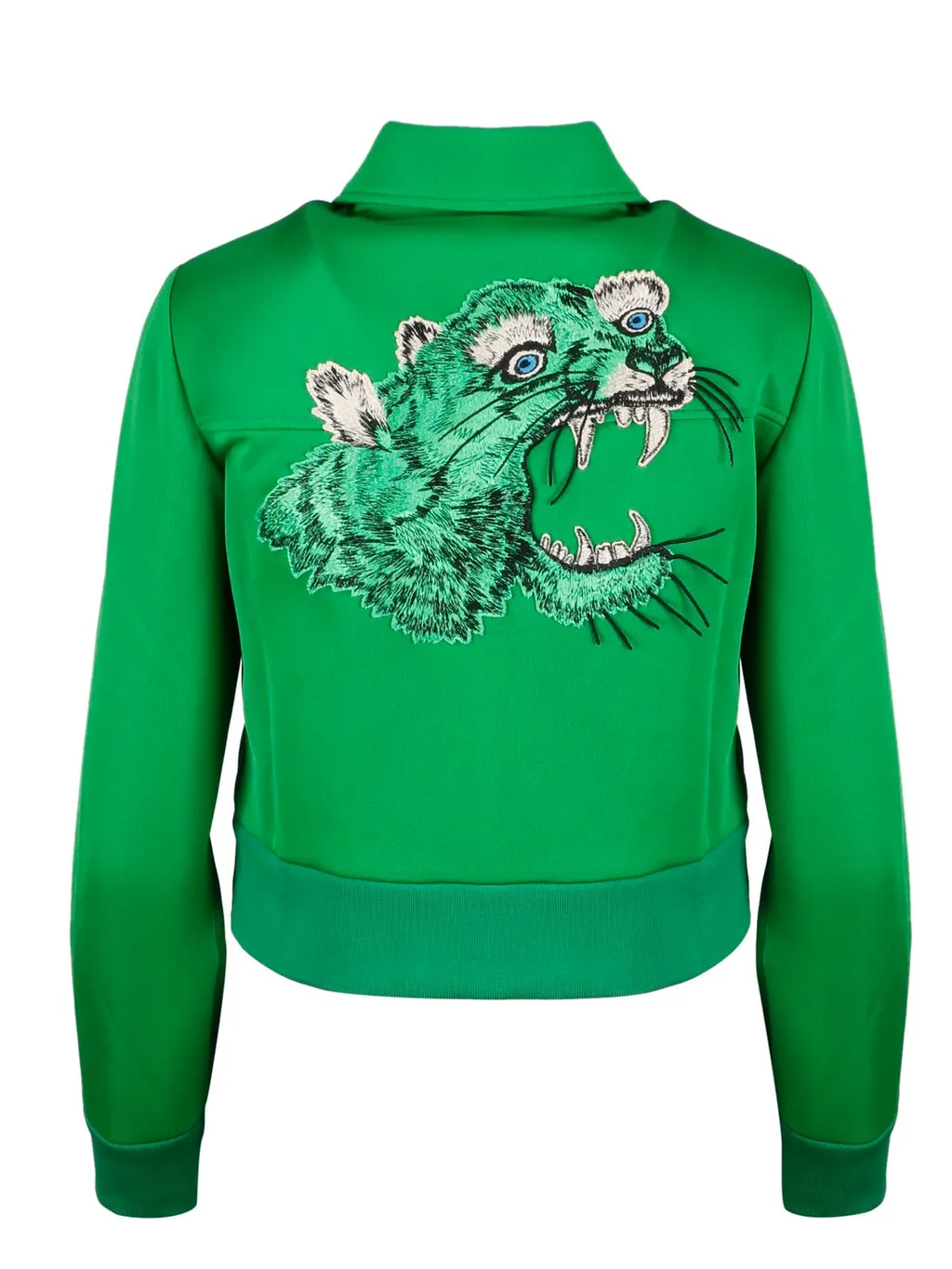 Gucci Tiger Embroidery Technical Jersey Jacket