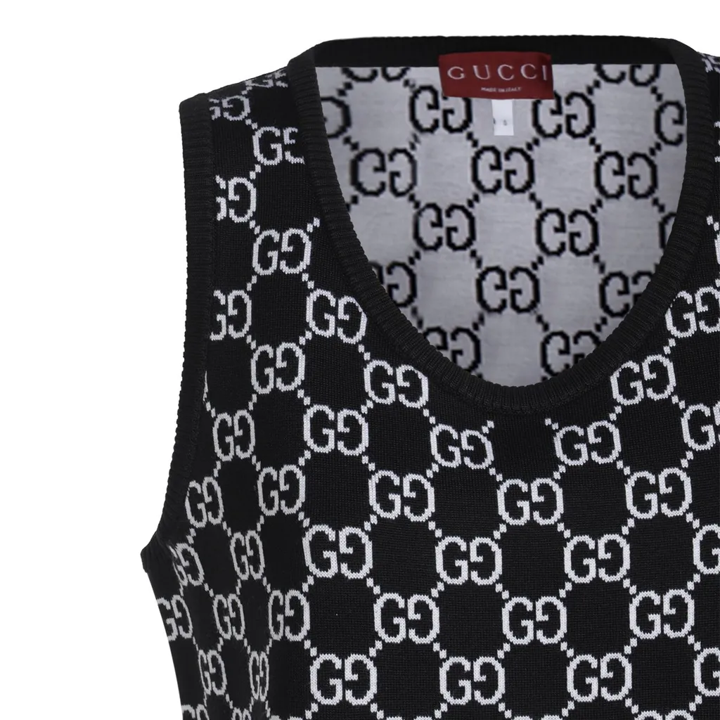Gucci Gg Jacquard Mini Dress
