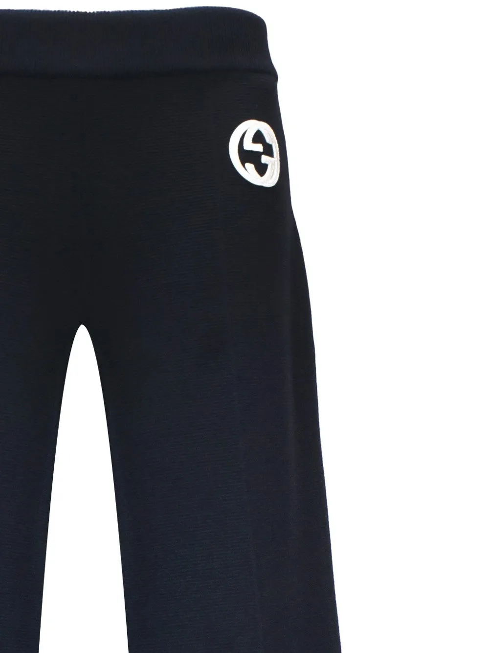 Gucci Logo Embroidered Trousers