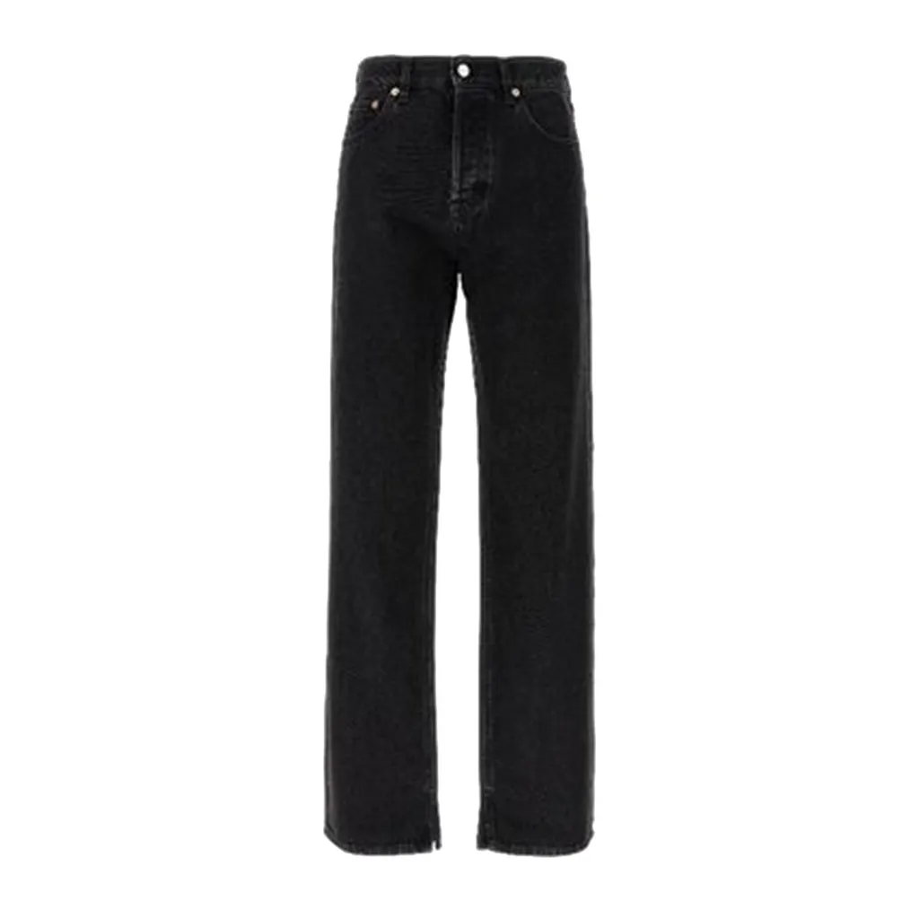 Gucci Laser Design Straight Denim Pants