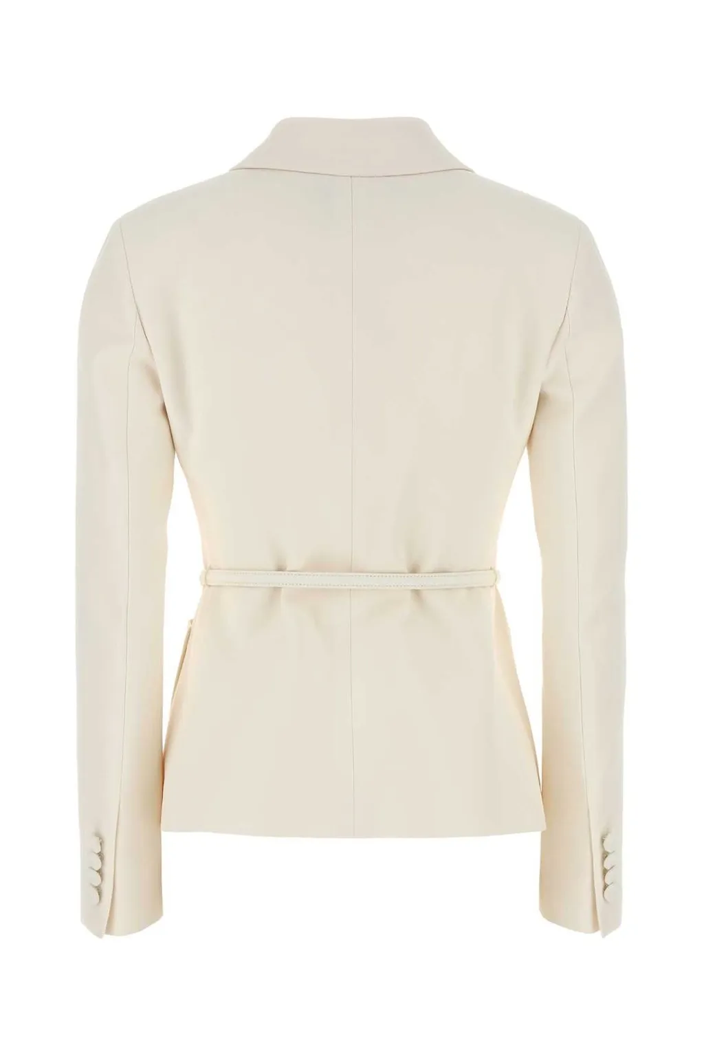 Gucci Logo Plaque Belted Blazer