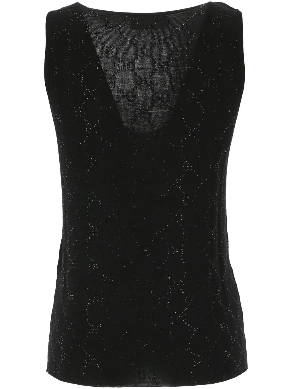 Gucci Gg Embroidered Tank Top