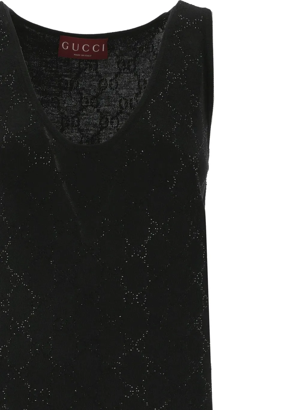 Gucci Gg Embroidered Tank Top