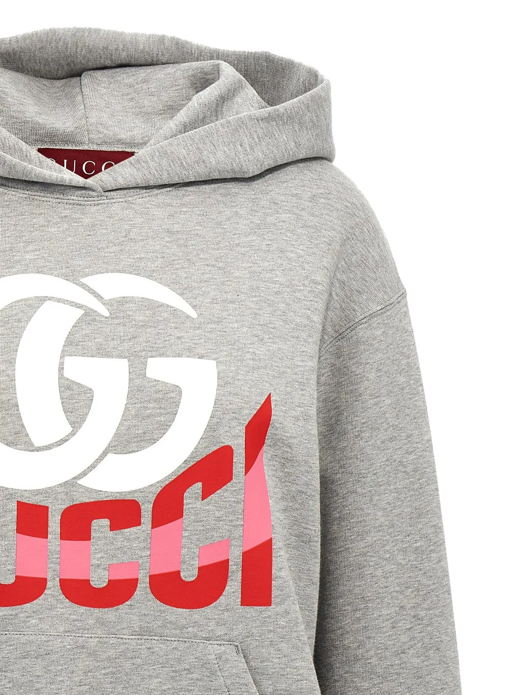 Gucci Long Sleeved Logo Printed Hoodie