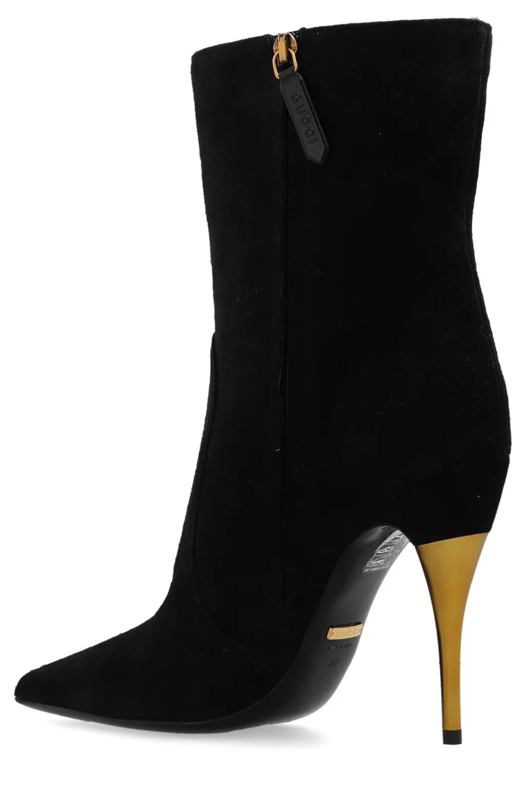 Gucci Pointed-Toe Heeled Boots