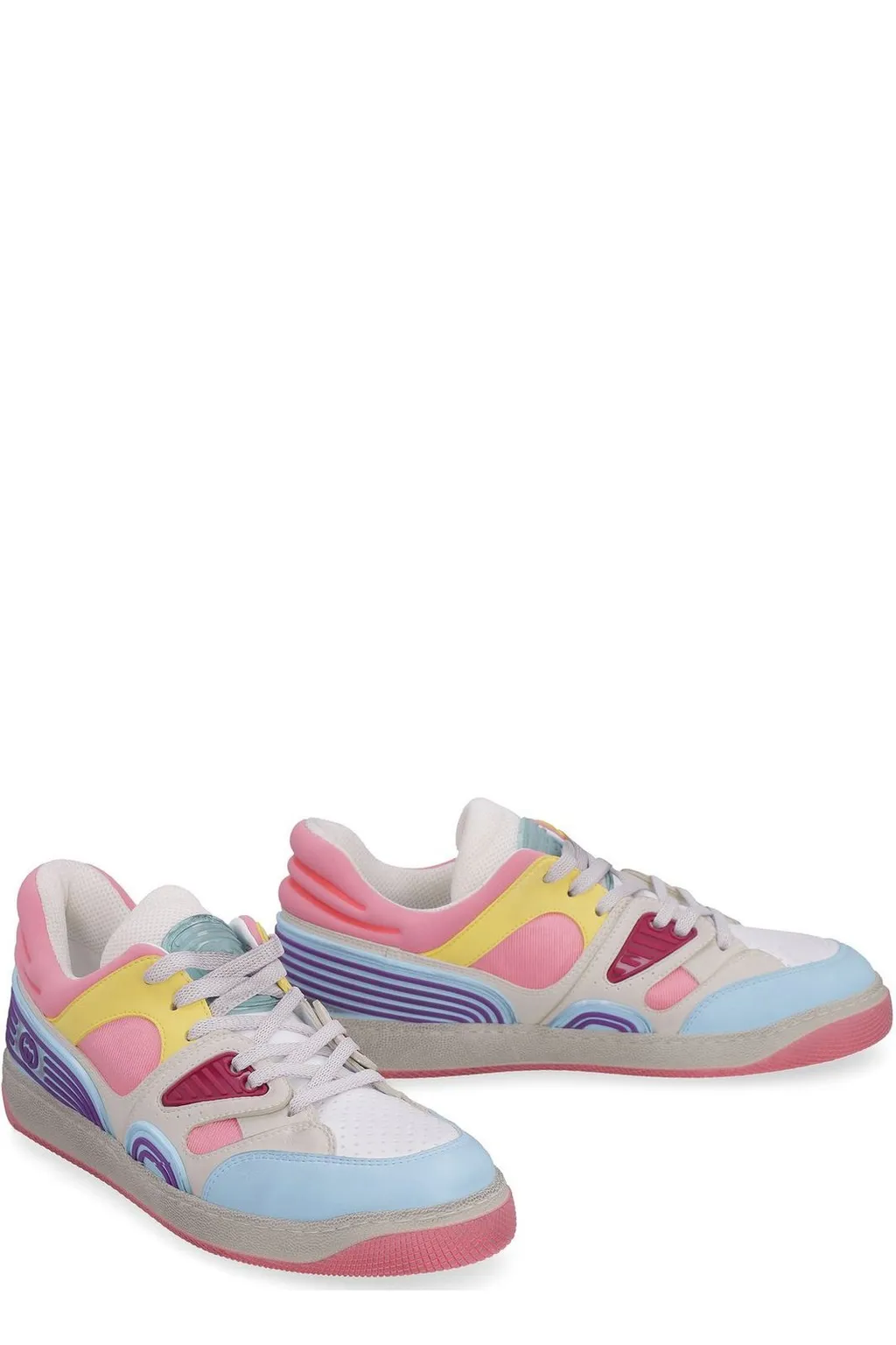 Gucci Basket Lace-Up Sneakers