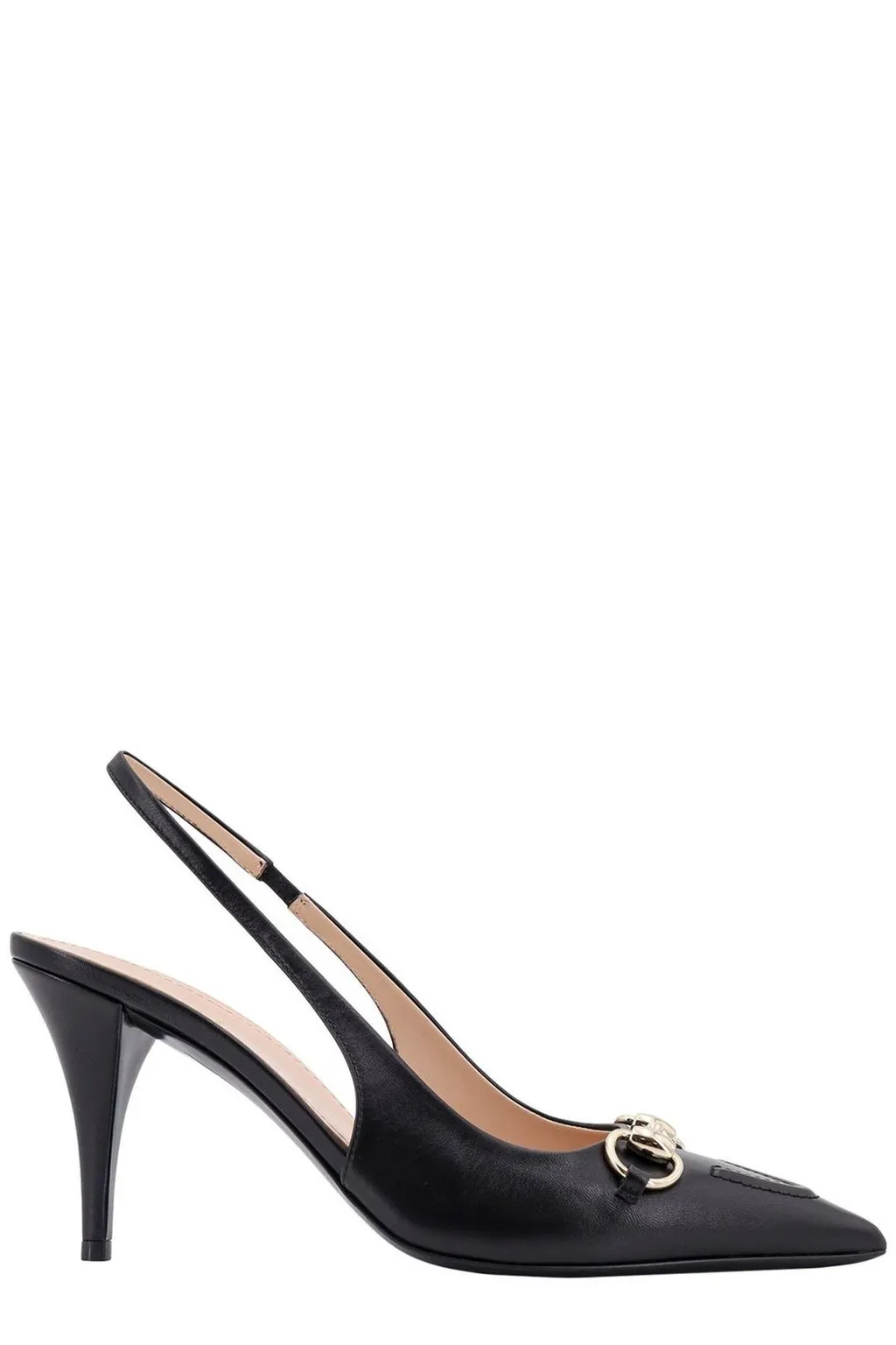Gucci Pointed-Toe Slingback Pumps