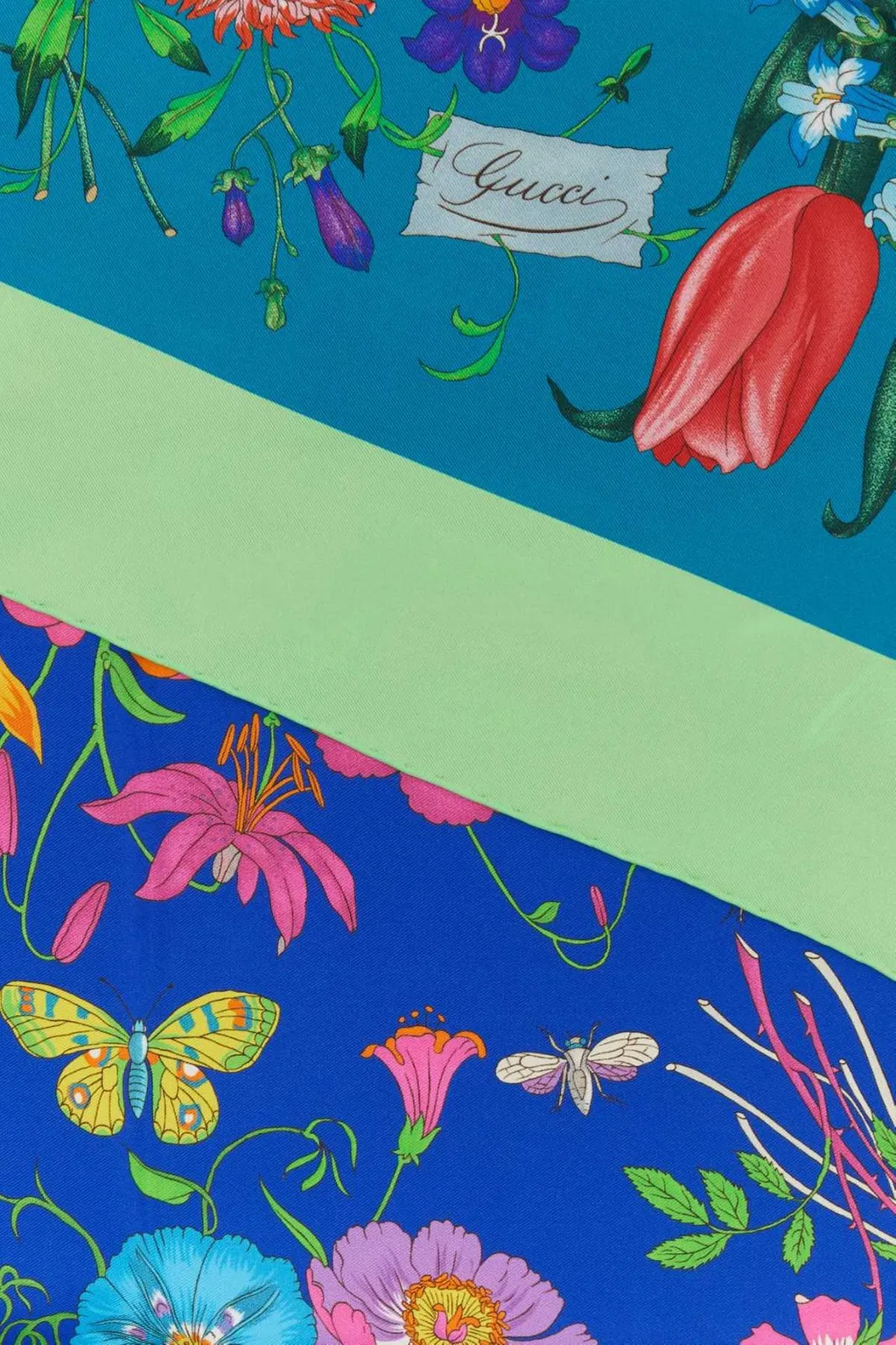 Gucci Floral Printed Square Scarf