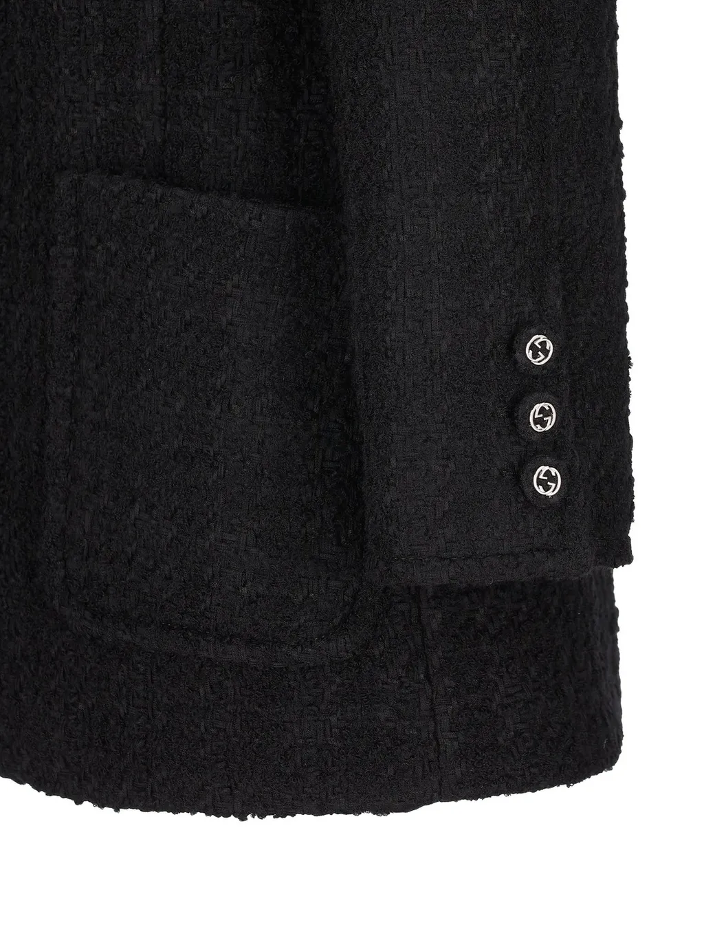 Gucci Single-Breasted Tweed Jacket
