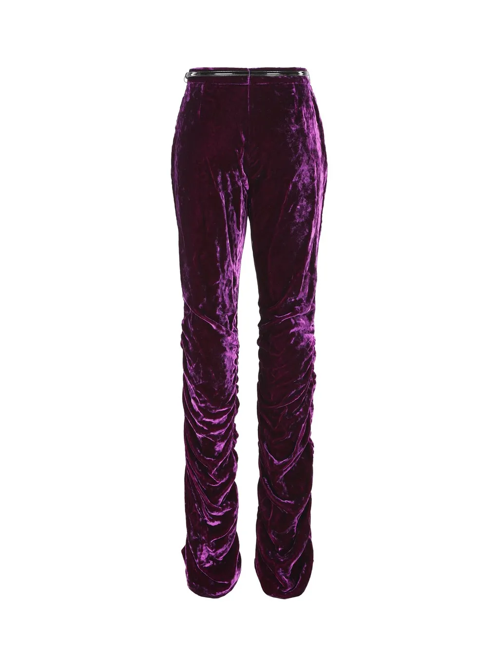 Gucci Horsebit Belt Velvet Pants