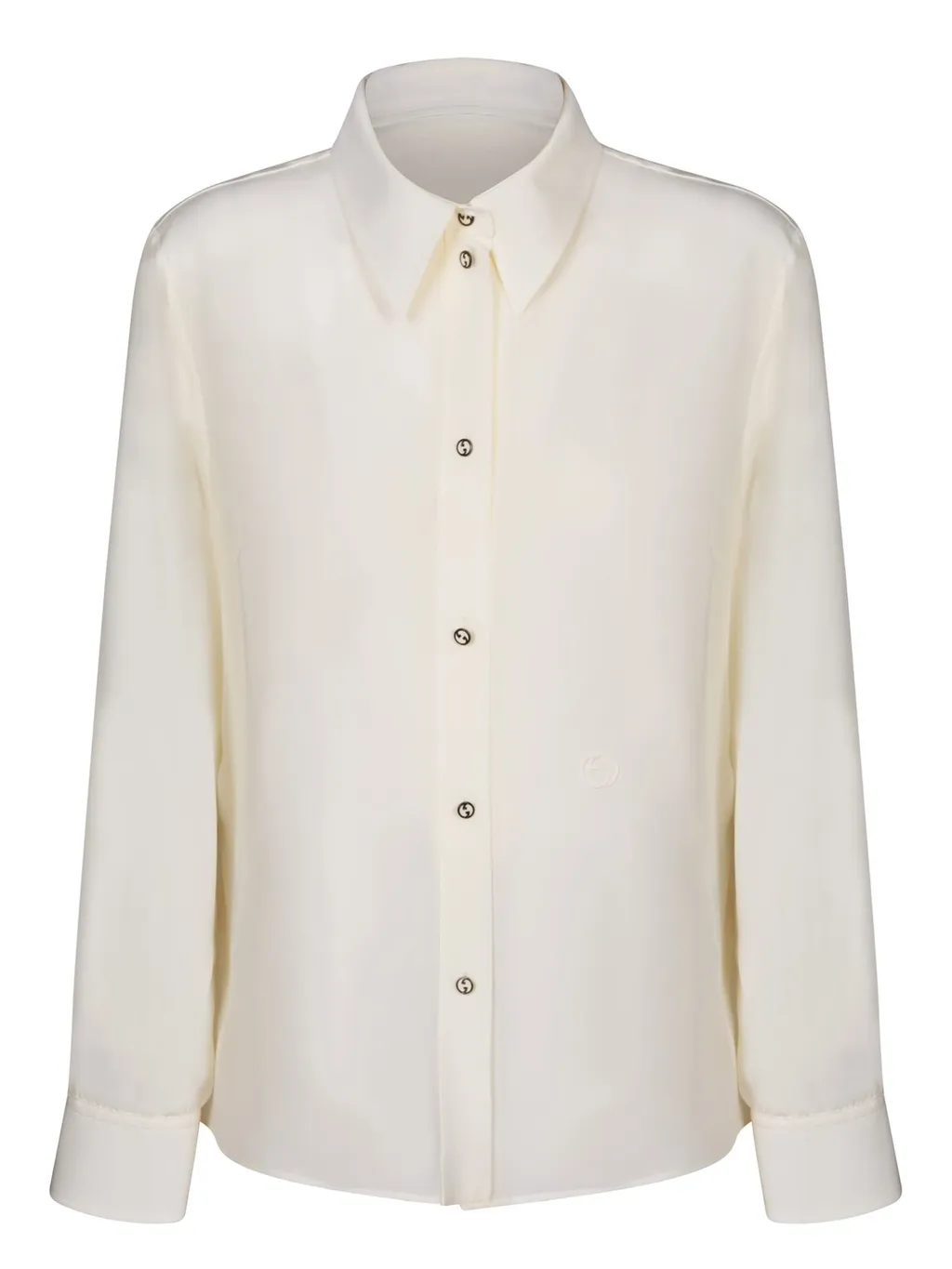 Gucci Logo Embroidered Buttoned Shirt