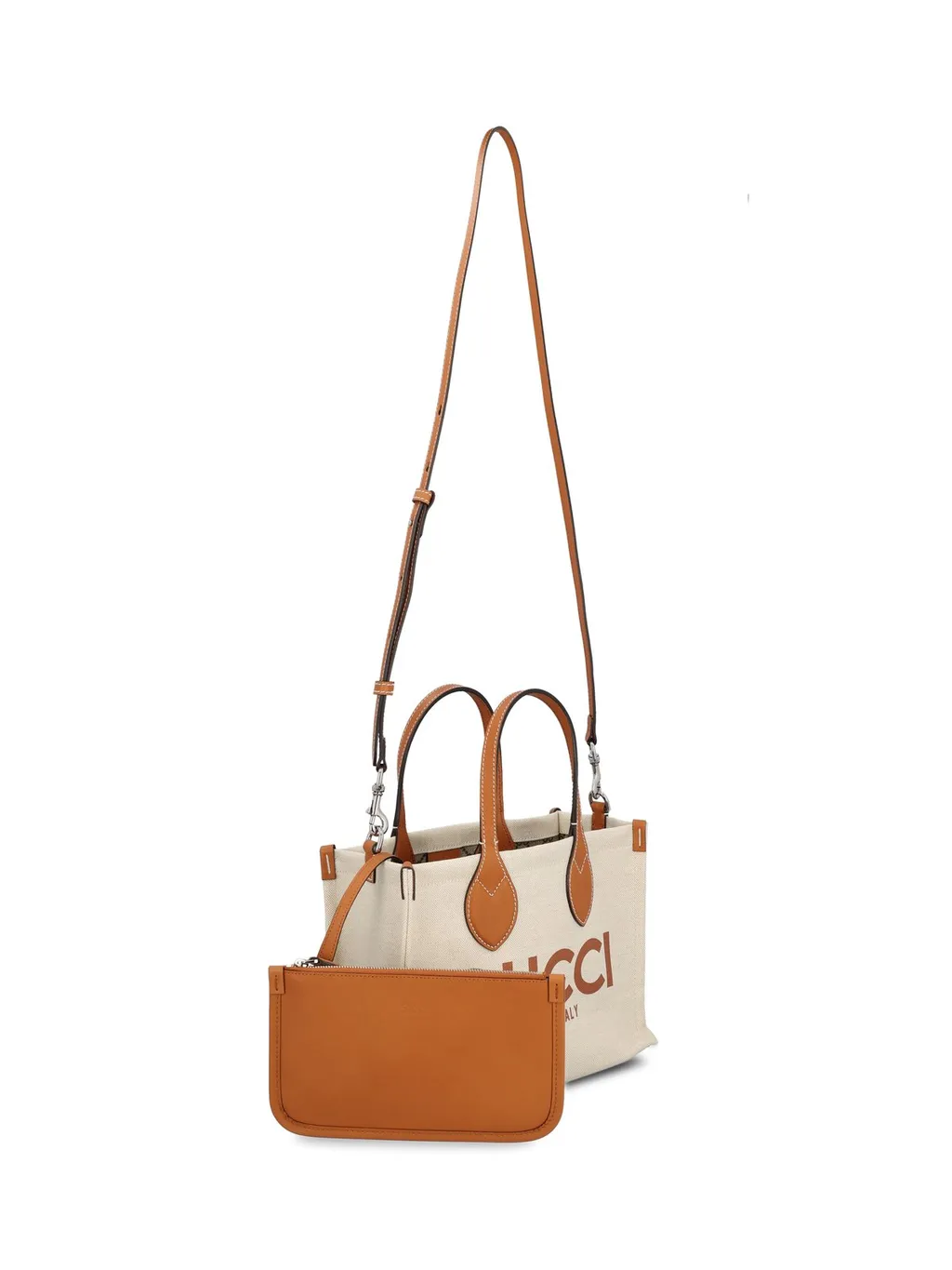 Gucci Logo Printed Small Tote Bag