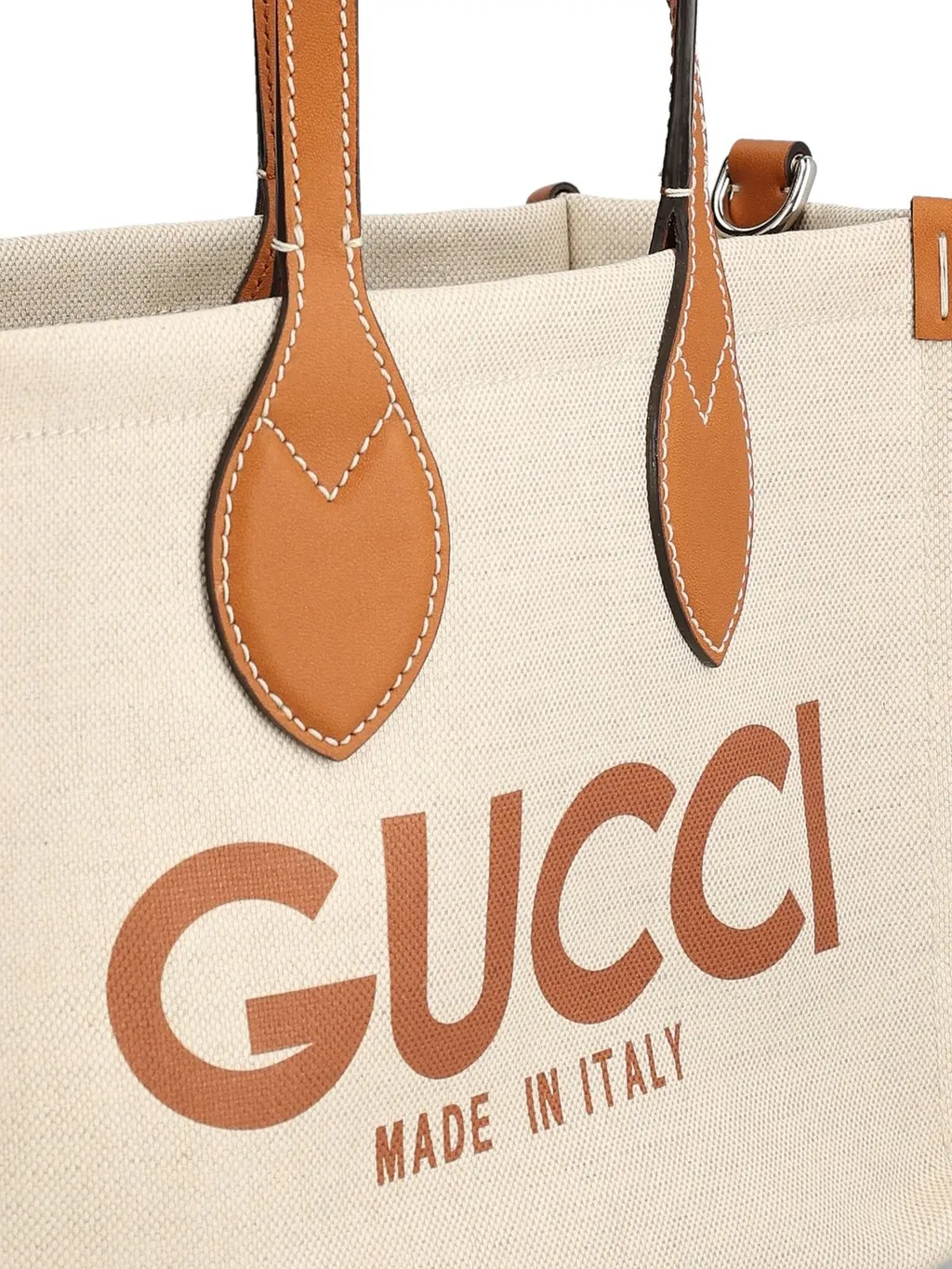 Gucci Logo Printed Small Tote Bag