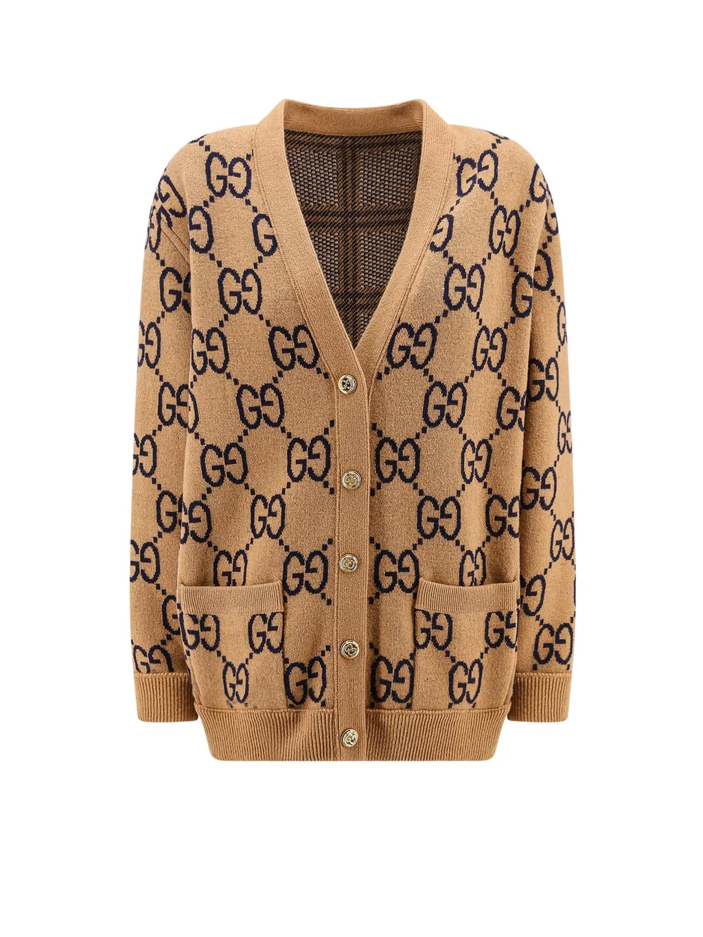Gucci Reversible Button-Up Cardigan