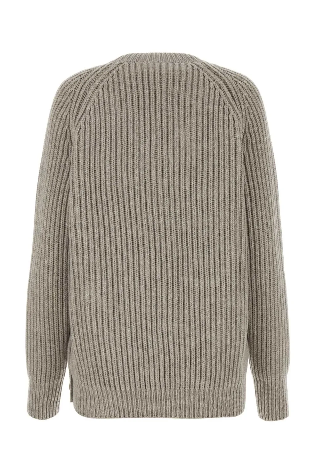 Gucci V-Neck Ribbed Knit Sweater