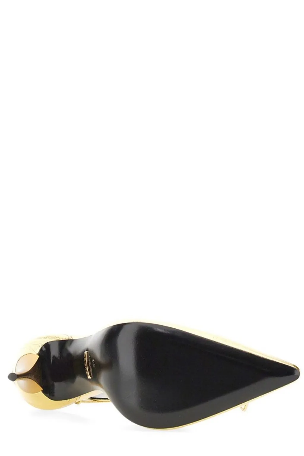 Gucci Metallic Effect High Heeled Pumps