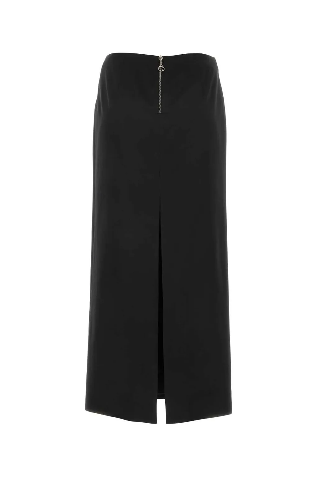 Gucci Back-Slit Midi Skirt