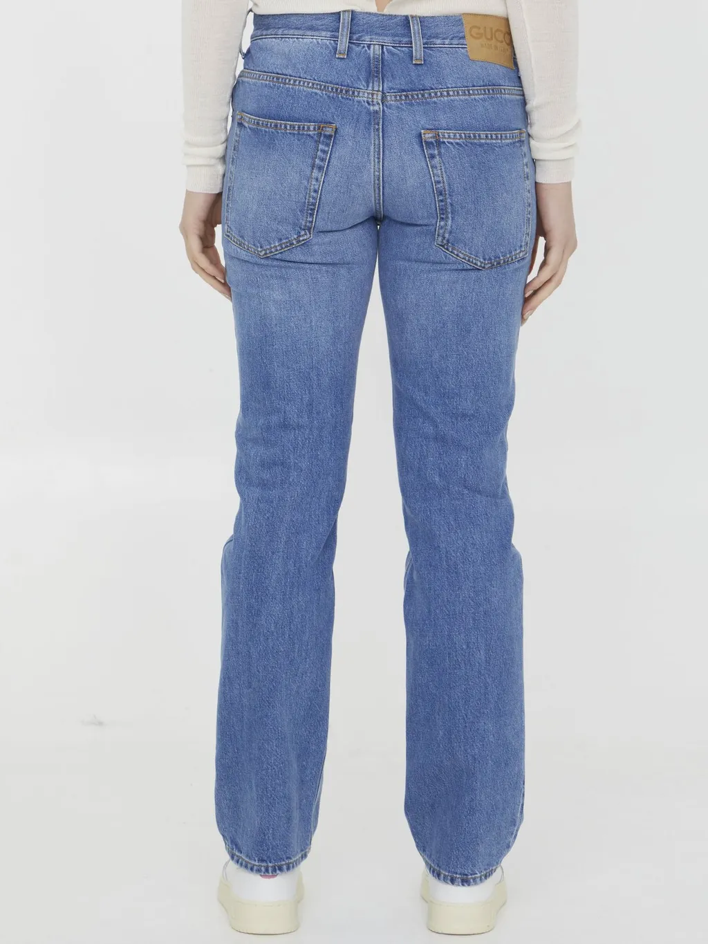 Gucci Horsebit Denim Pants