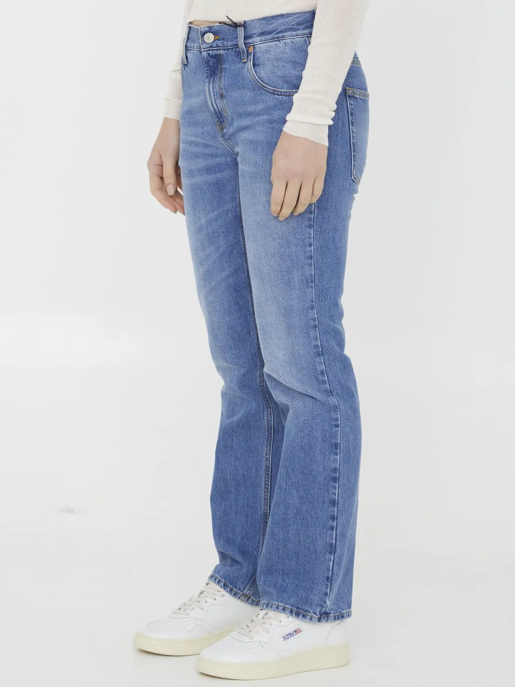 Gucci Horsebit Denim Pants