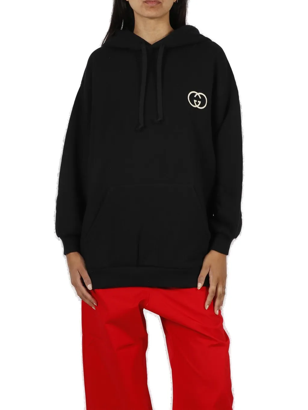 Gucci Interlocking G Long-Sleeved Hoodie