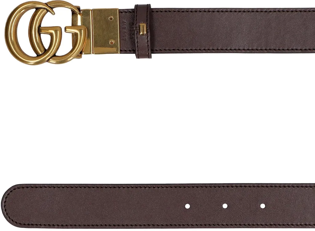 Gucci Jacquard Reversible Buckle Belt