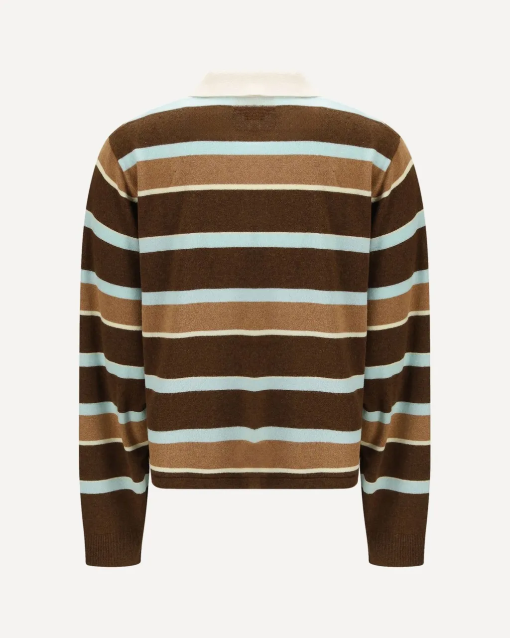 Guest In Residence Rugby Cropped Striped Knitted Sweater