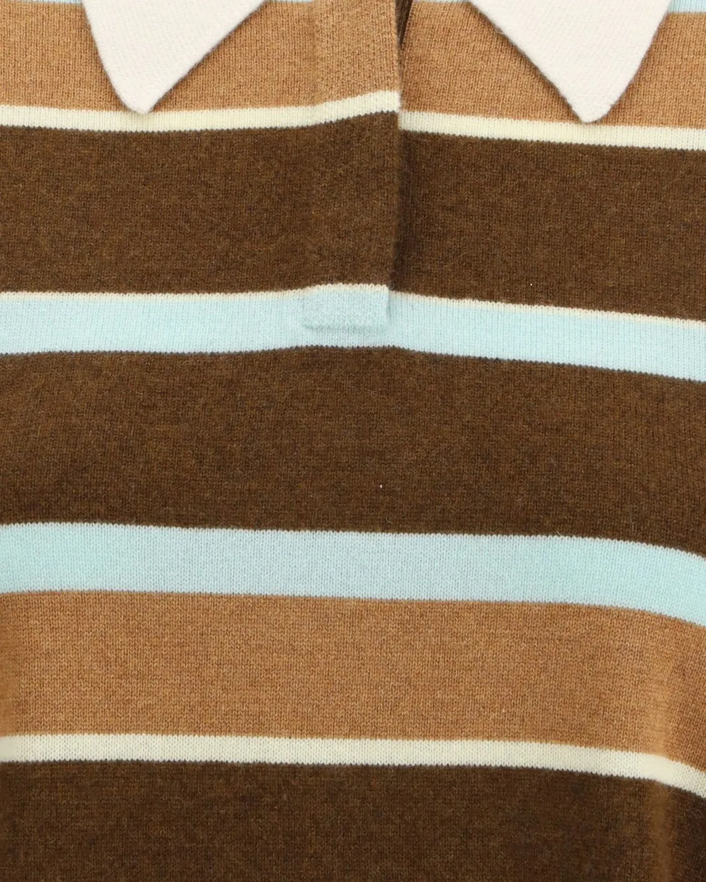 Guest In Residence Rugby Cropped Striped Knitted Sweater