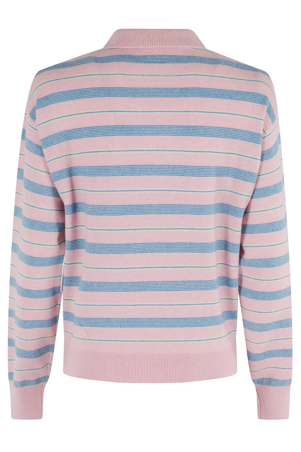 Guest In Residence Collegiate Stripe Polo Knitted Top