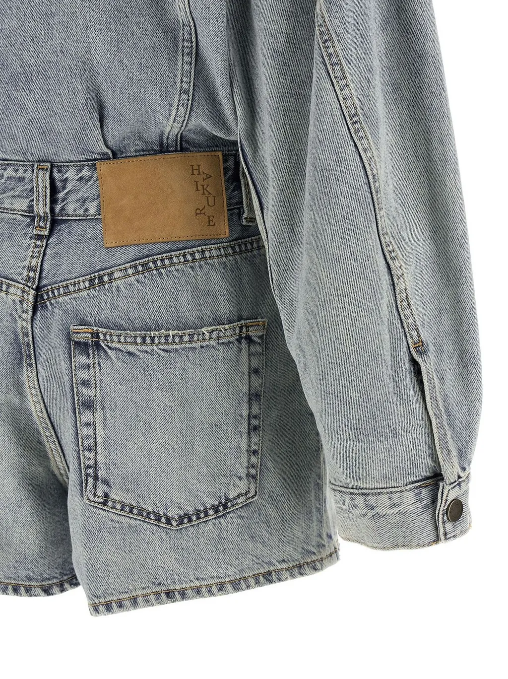 Haikure Elle Authentic Lax Denim Short Jumpsuit