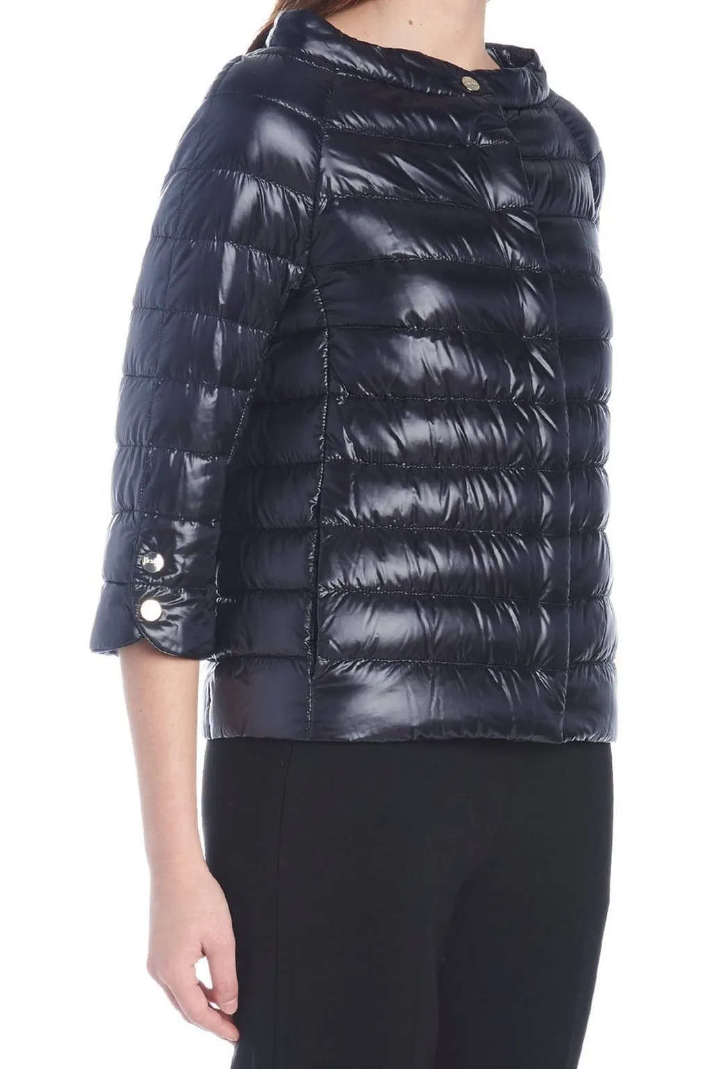Herno Cropped Sleeve Down Jacket