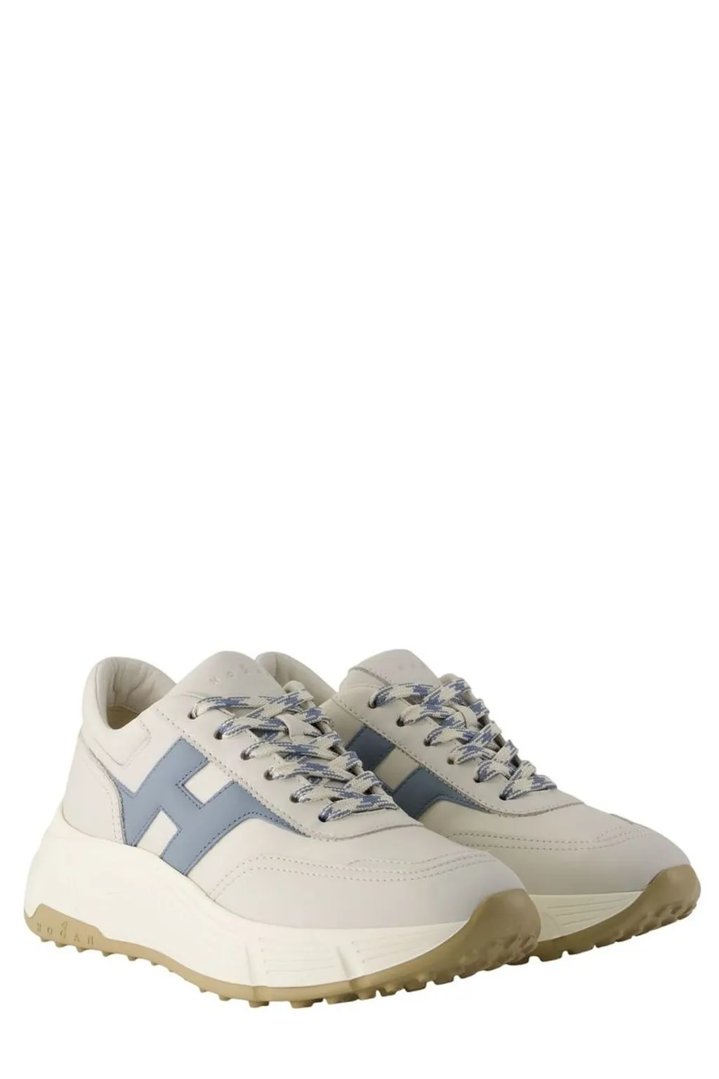Hogan Logo Detailed Lace-Up Sneakers