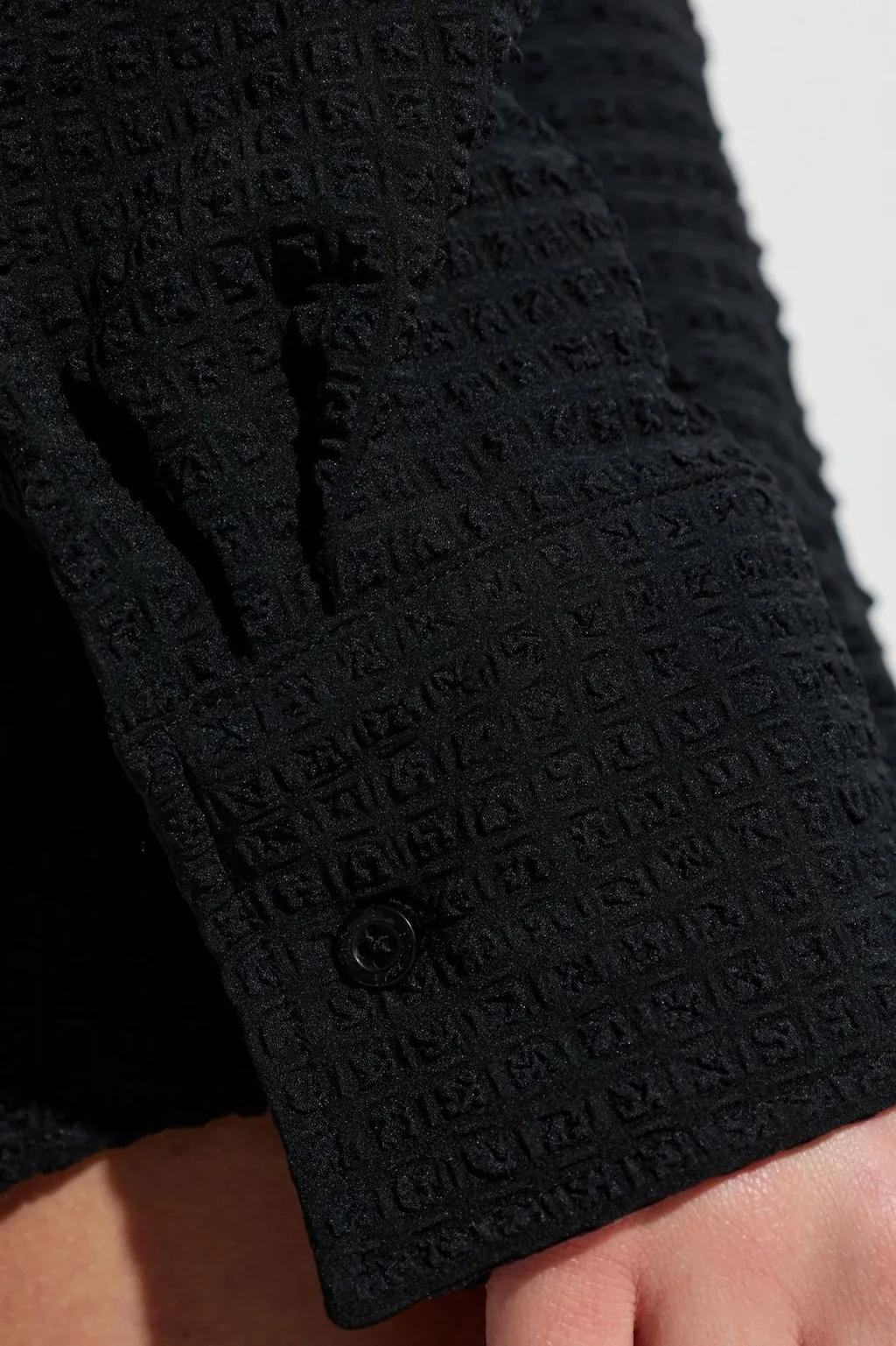 Hunza G Oversized Seersucker Beachwear Shirt