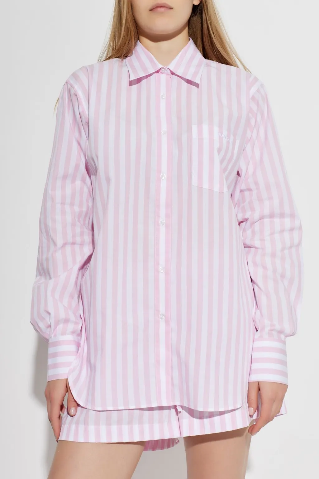 Hunza G Oversized Striped Shirt