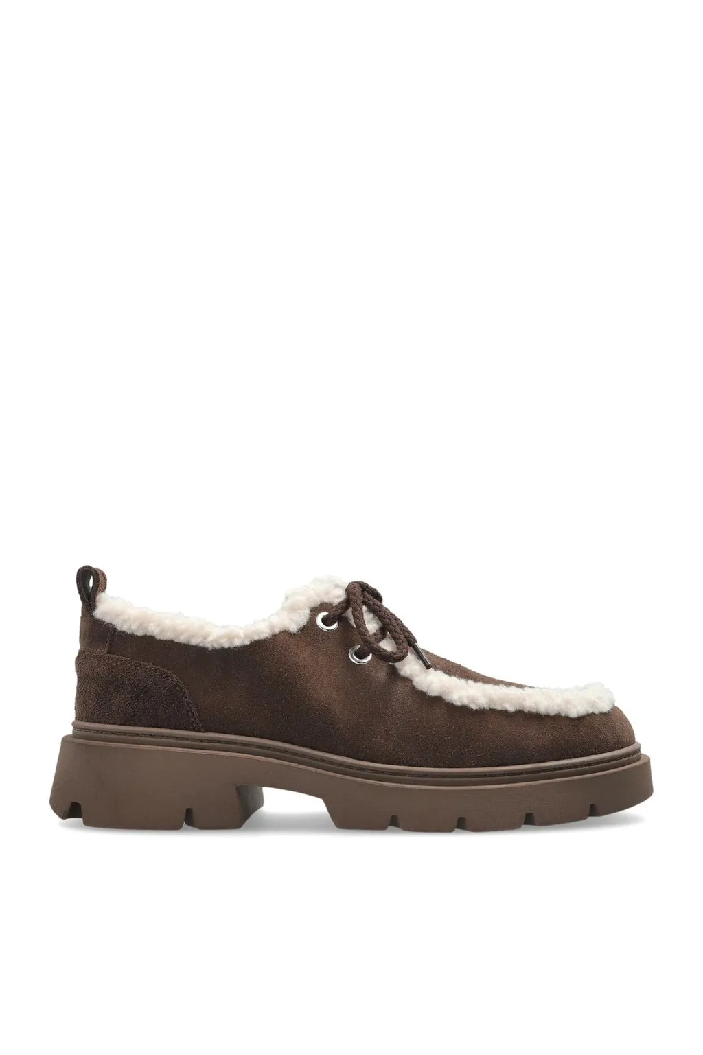 Inuikii Mocabee Curl Shearling Lace-Up Shoes