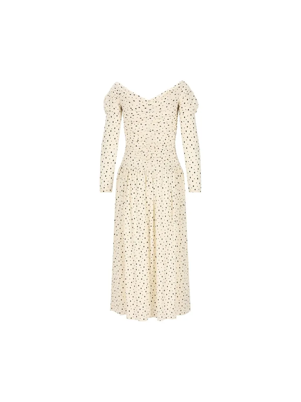 Isabel Marant X Giovana Off-Shoulder Slit Detailed Dress