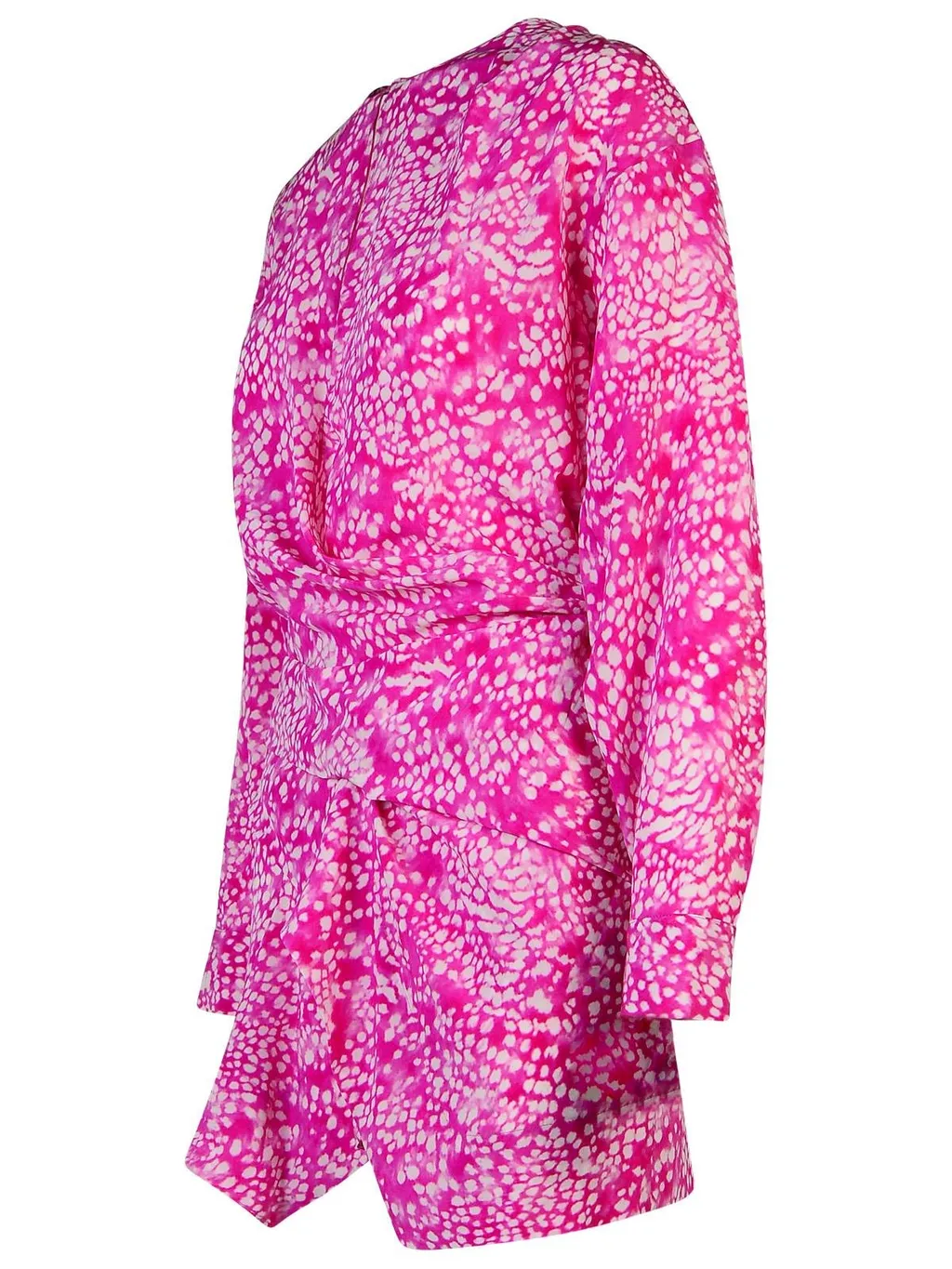 Isabel Marant Habla Patterned Printed Sleeved Dress
