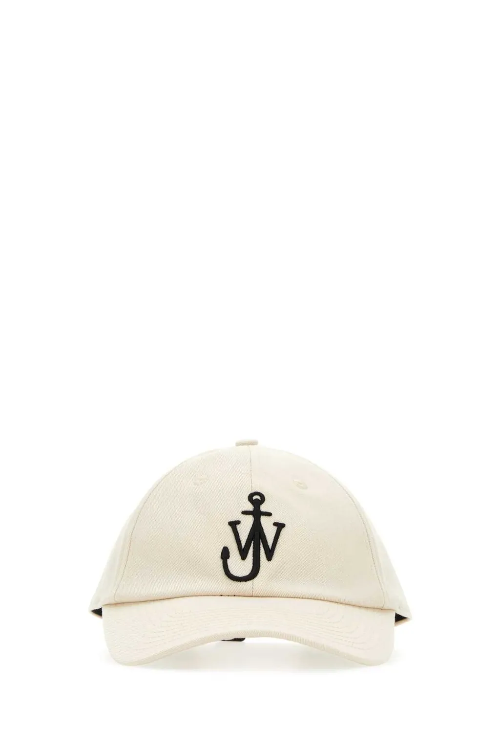 Jw Anderson Curved Peak Logo Embroidered Baseball Cap