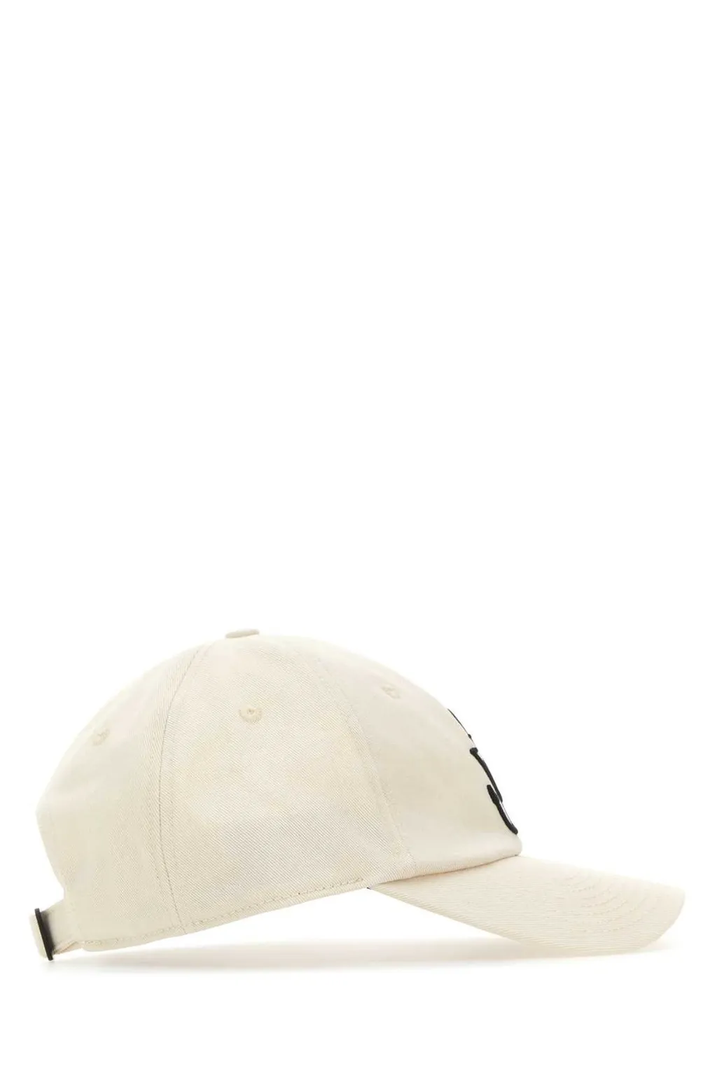 Jw Anderson Curved Peak Logo Embroidered Baseball Cap