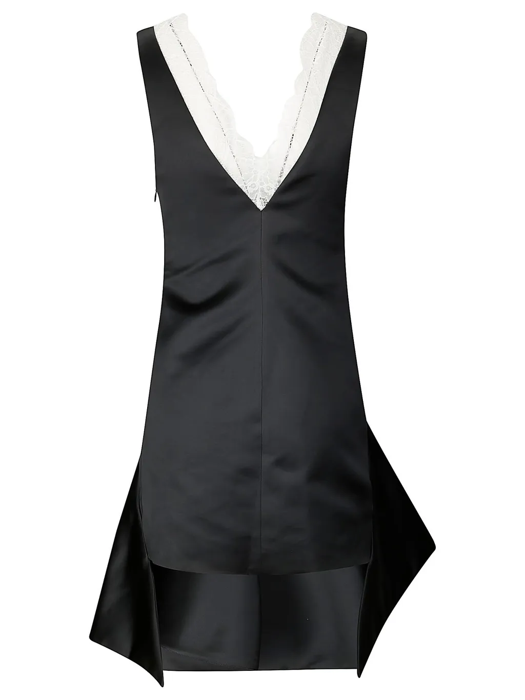 Jw Anderson Draped Hemline V-Neck Dress