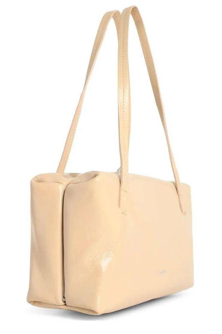 Jil Sander Goji Pillow Logo Stamp Tote Bag