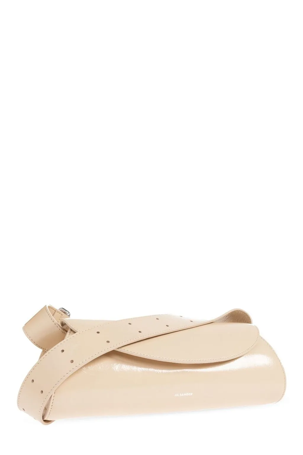 Jil Sander Logo Printed Shoulder Bag