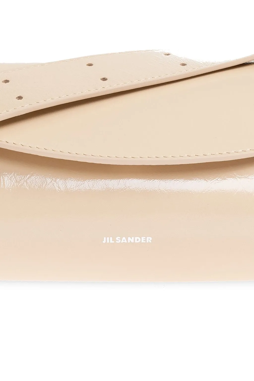 Jil Sander Logo Printed Shoulder Bag