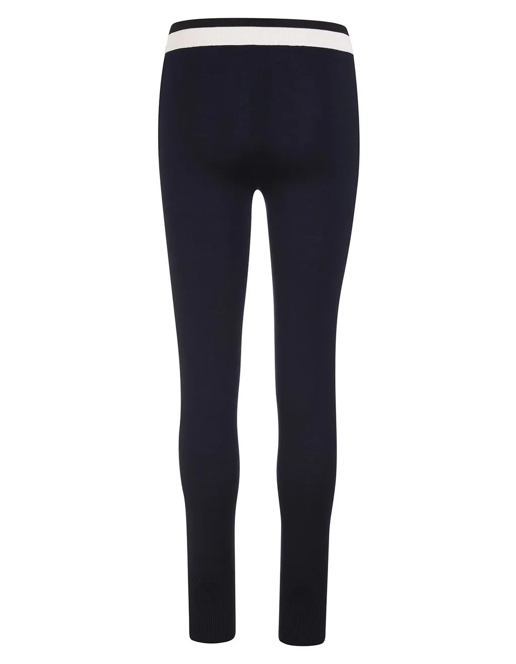 Jil Sander Contrast-Striped Stretch Knitted Leggings