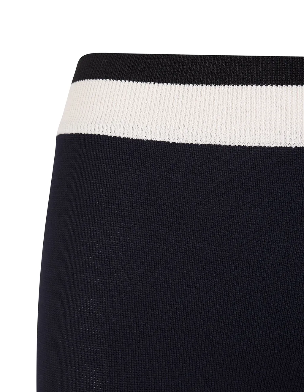 Jil Sander Contrast-Striped Stretch Knitted Leggings