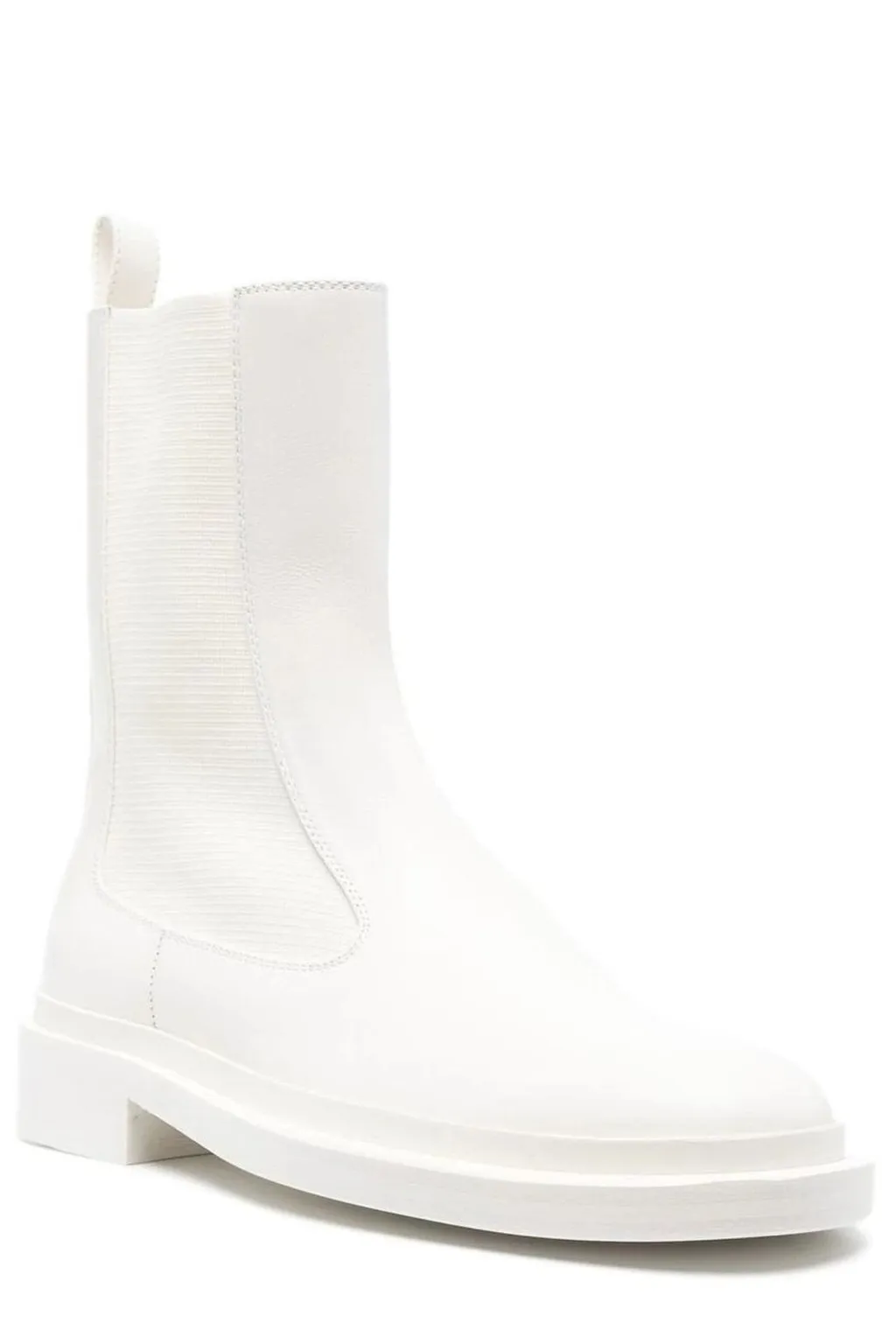 Jil Sander	Round Toe Ankle Boots